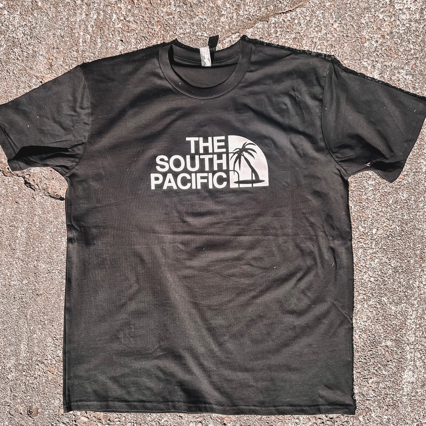 "The South Pacific" Black Tee
