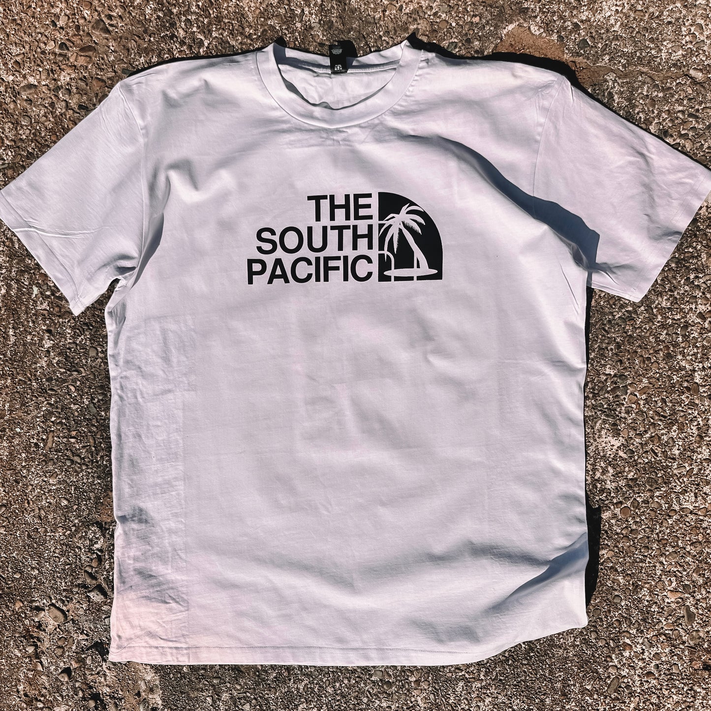 "The South Pacific" White Tee