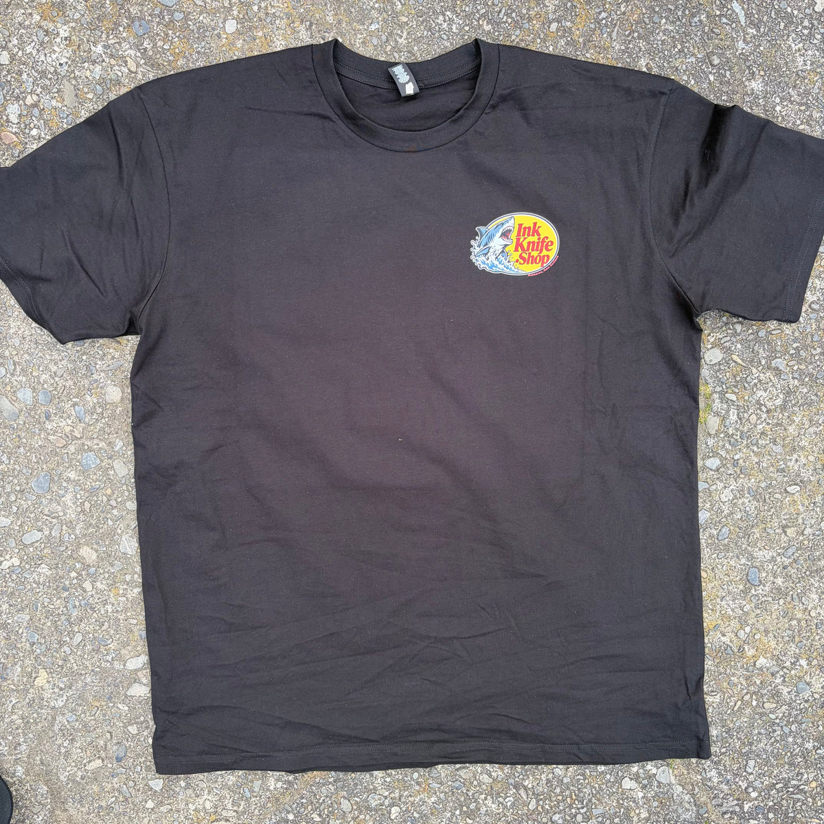 Ink knife shop black tee
