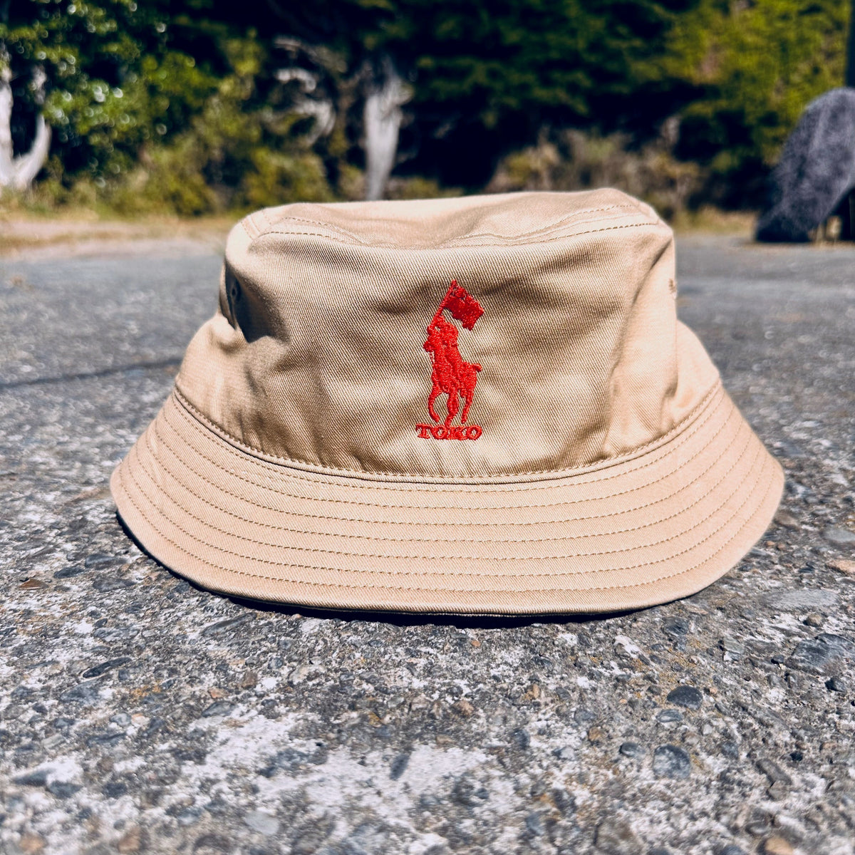 Khaki toko bucket hat