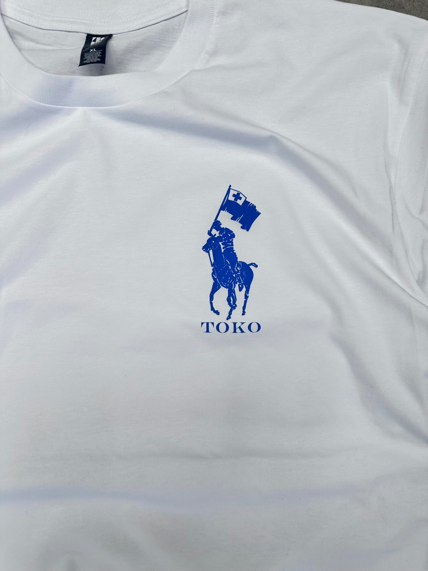 TOKO tee blue ink