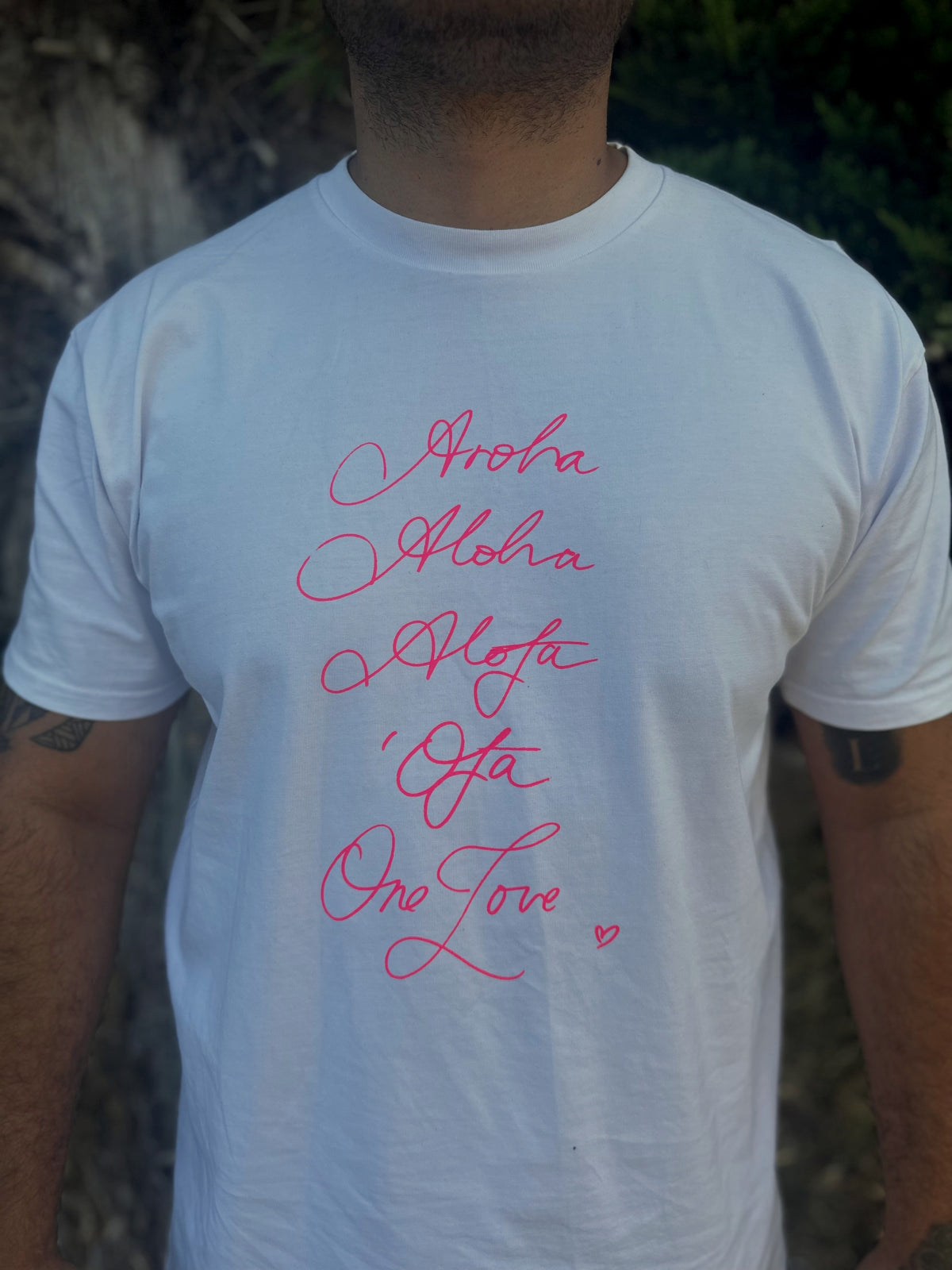 “One love” tee