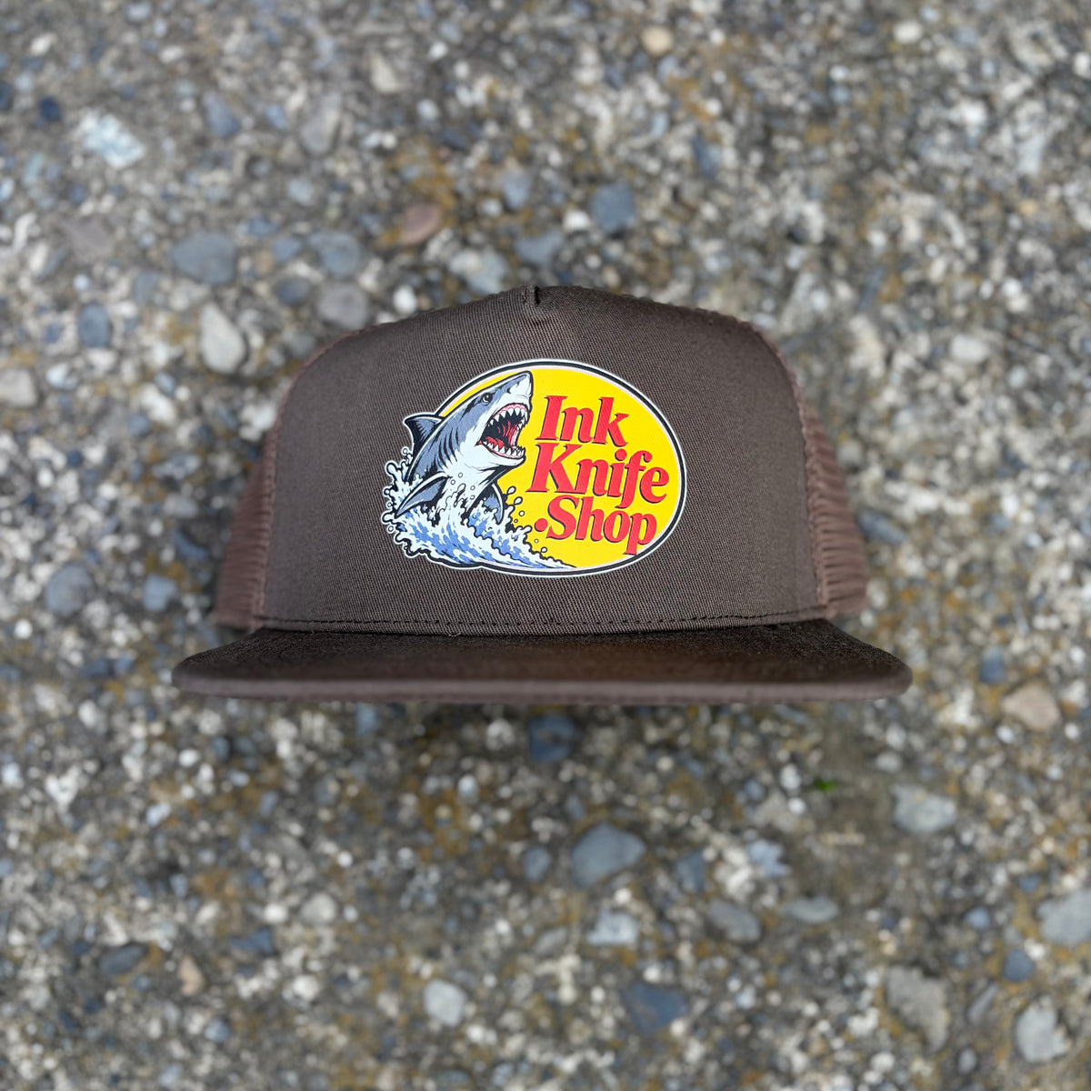 Ink knife shop trucker brown