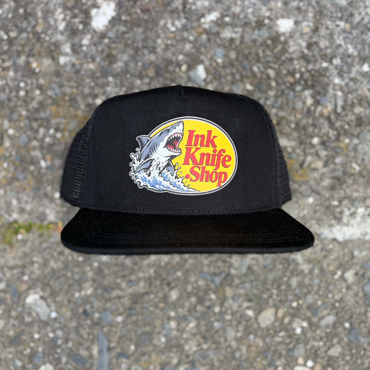Ink knife shop trucker black